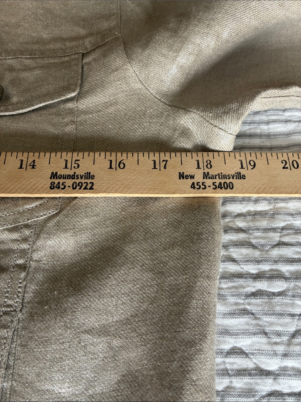 Jones NY SIZE: small to medium Women’s Metallic Silver/Cream Button-Front Jacket - Picture 8 of 10